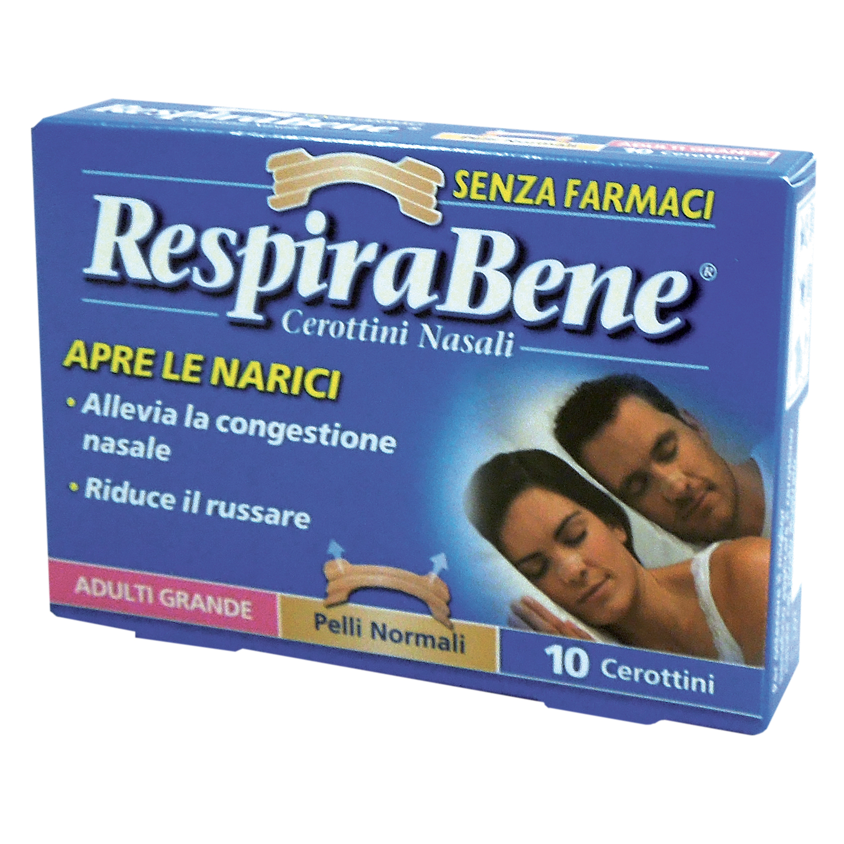 Respirabene Cerotto Nasale Classico Grande 10pezzi