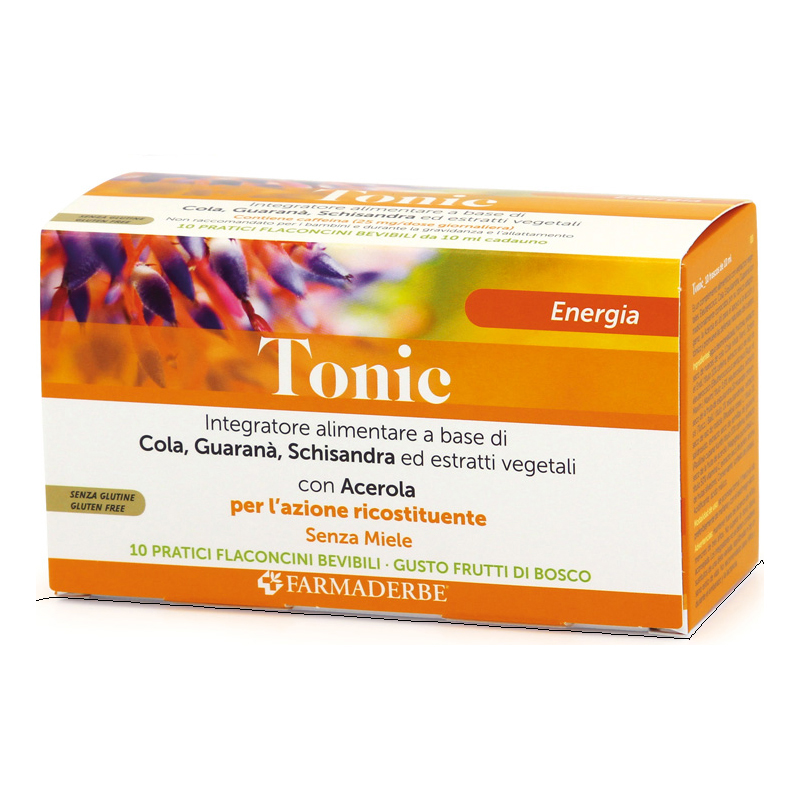 Tonic 10 flaconcini da 10 ml senza miele