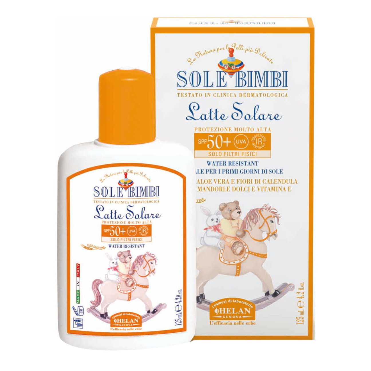 Sole bimbi latte solare spf50+ 125 ml