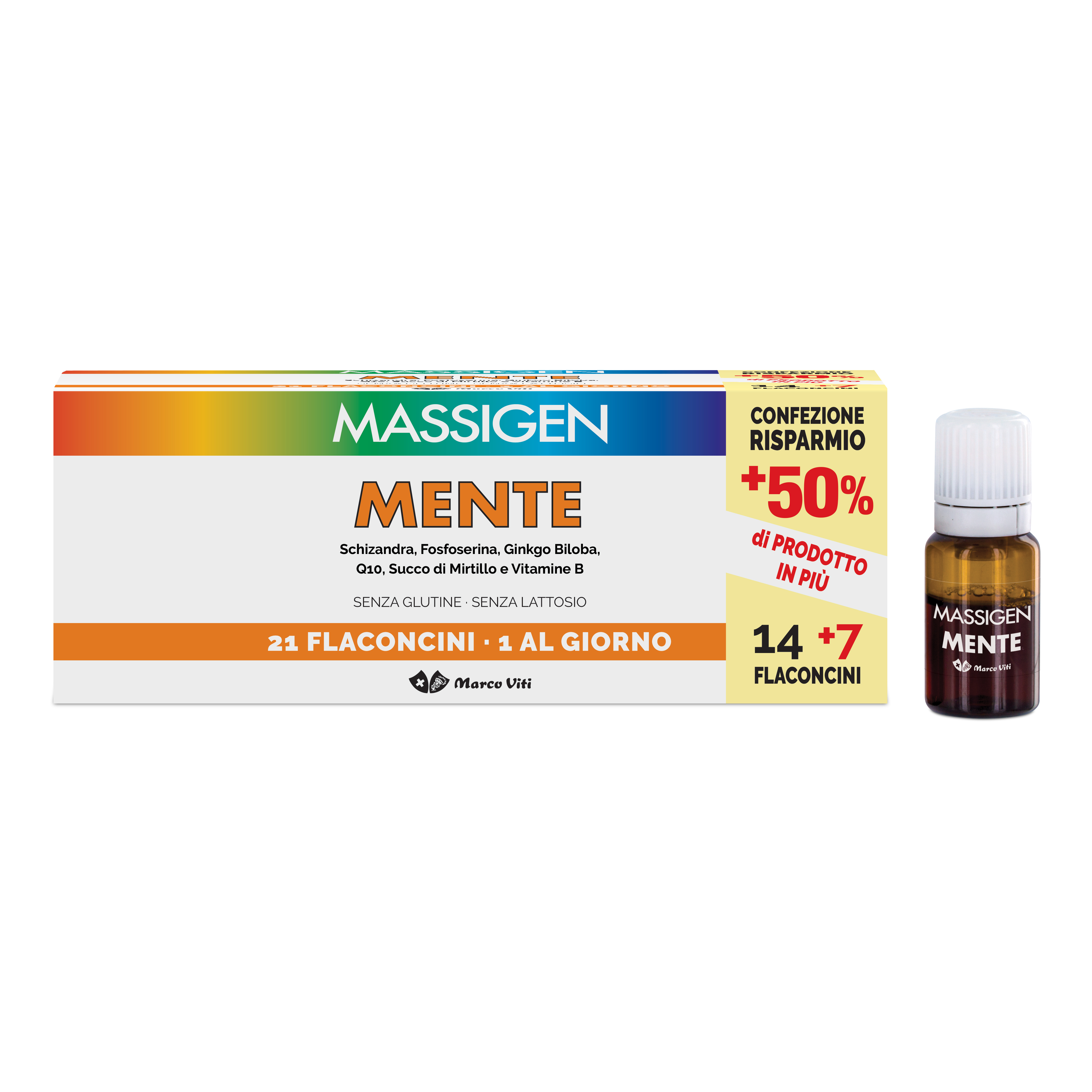 Massigen mente 21 flaconcini da 10 ml