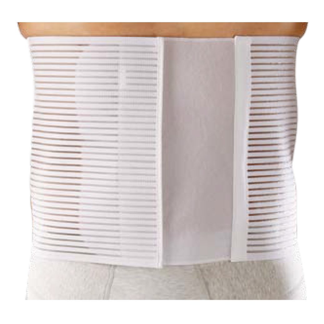 Orione 3090 fascia regolabile tessuto millerighe altezza cm 28 bianco xxxl