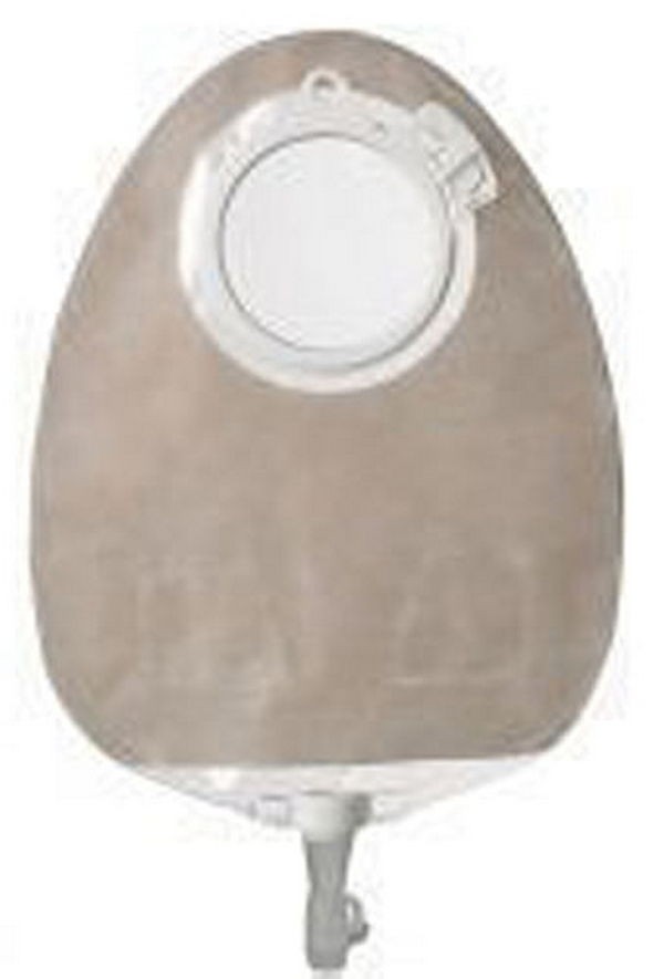 Sacca per urostomia con multichamber ricoperta in tnt sistema a 2 pezzi sensura click 50 mm maxi 480 ml 30 pezzi