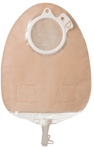 Sacca per urostomia con multichamber trasparente sistema a 2 pezzi sensura click 50 mm maxi 480 ml 30 pezzi