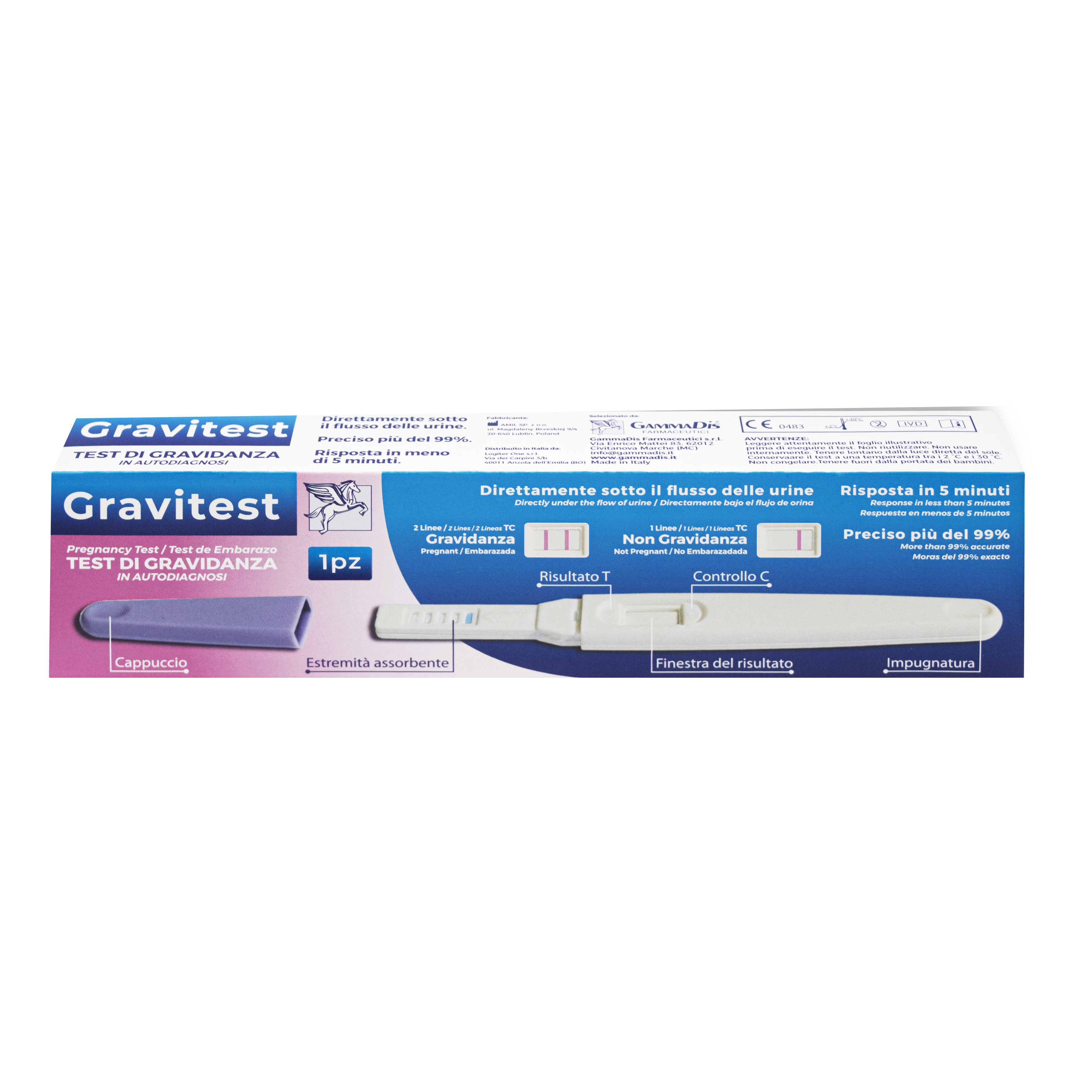 Test gravidanza gravitest 1 pezzo