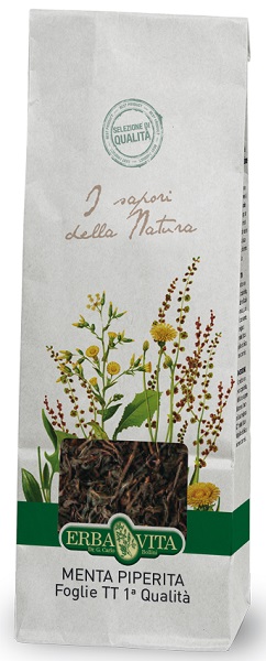 Menta piperita taglio tisana prima qualita' foglie 100 g