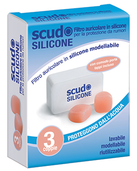 Earplug Scudo Sil 3coppie 6pezzi