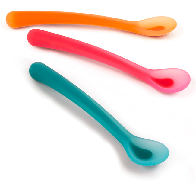 Suavinex cucchiaio silicone rosa