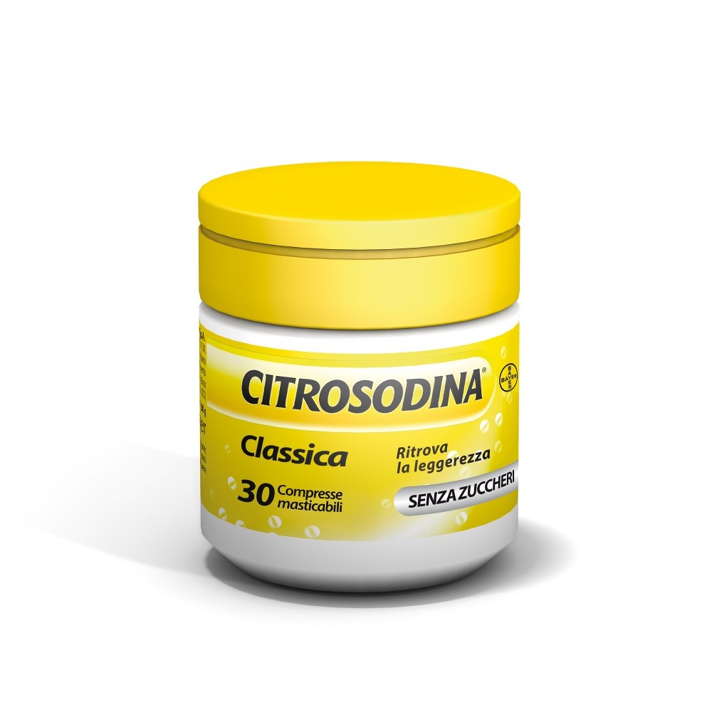 Citrosodina Masticabile Digestivo contro Pesantezza di Stomaco 30 Compresse