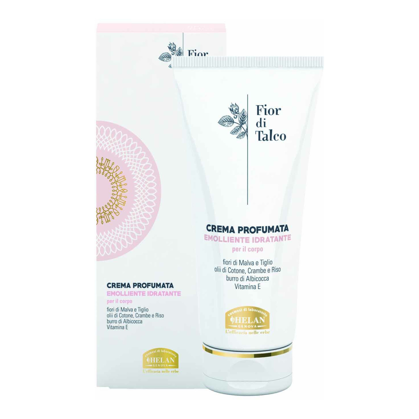 fior di talco crema emolliente idratante per il corpo