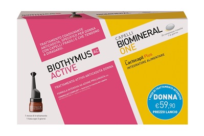 Biothymus kit trattamento ac active 10 fiale donna + biomineral one 30 compresse