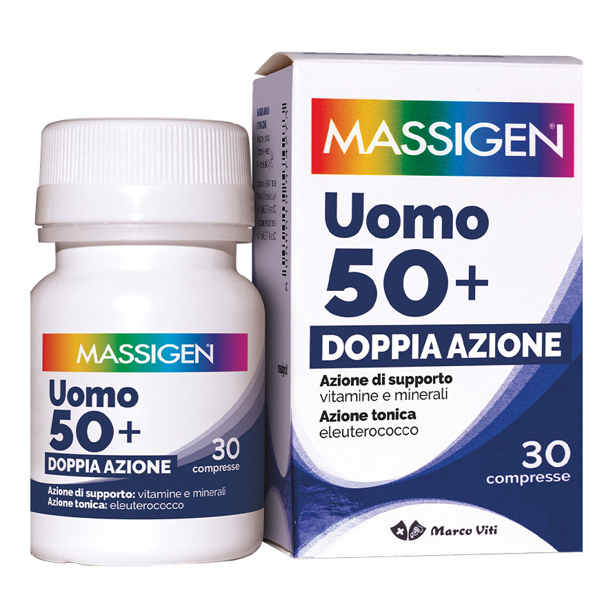 Massigen multivitaminico uomo 50+ 30 compresse