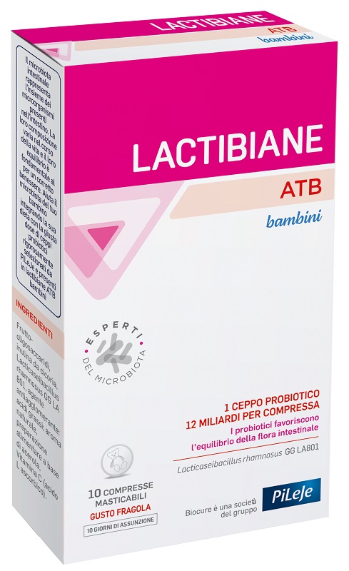 Lactibiane atb bambini 10 compresse masticabili