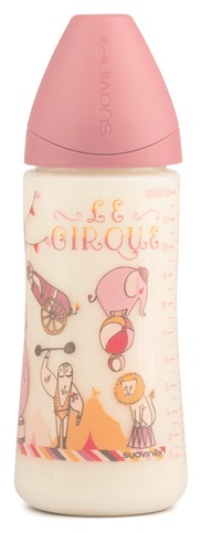 Suavinex biberon 360 anatomico s m2l circo rosa