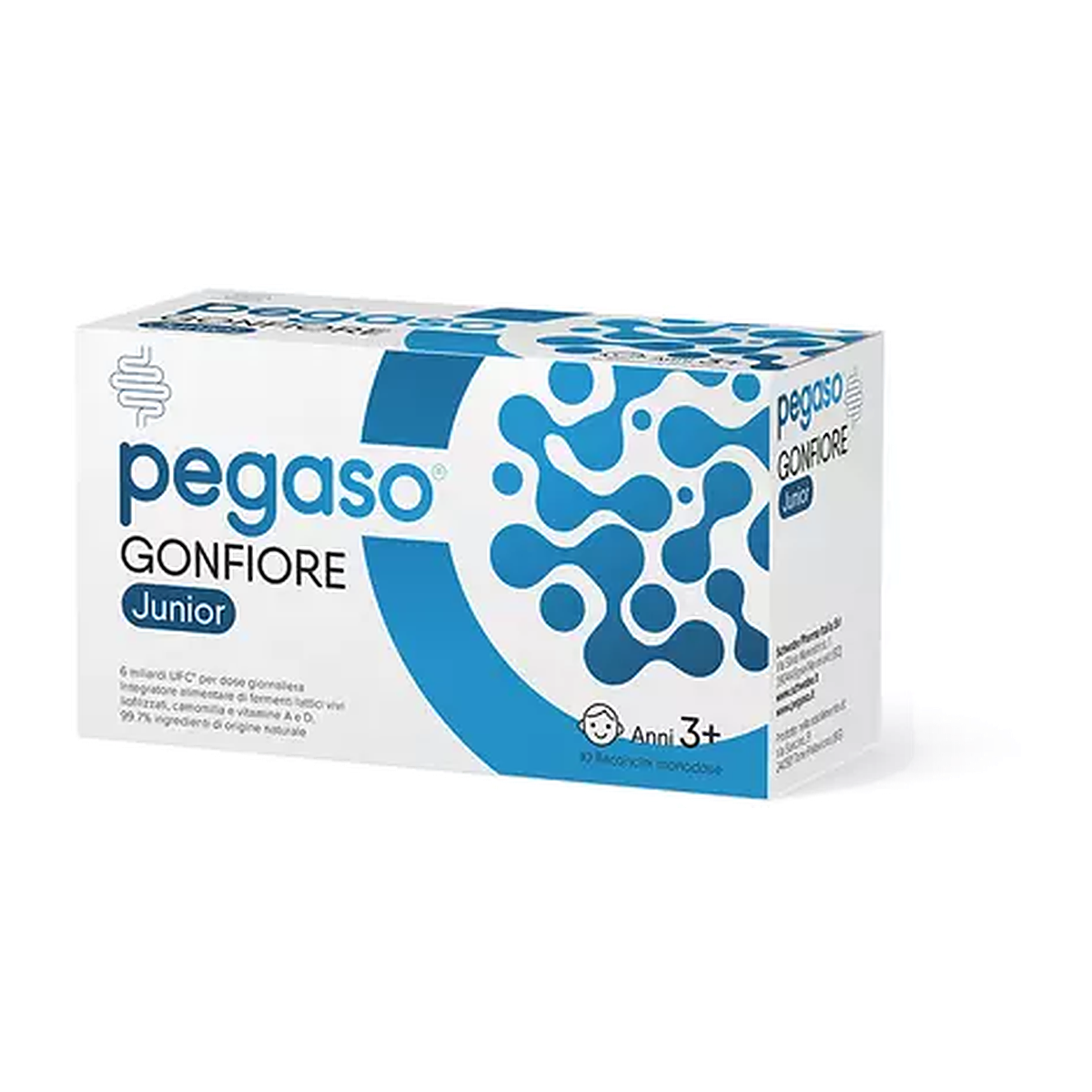 Pegaso Gonfiore Junior 3+ 10 Flaconcini