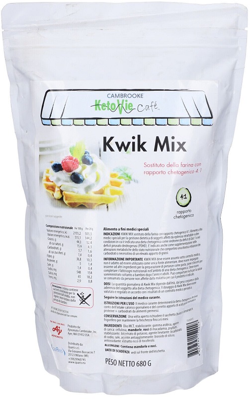 Ketovie cafe' kwik mix sostituto farina 680 g