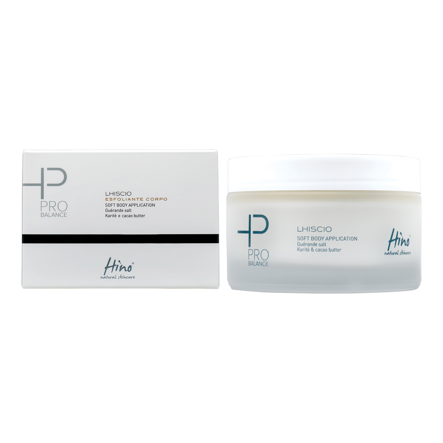 Hino natural skincare lhiscio pro balance esfoliante corpo 200 ml