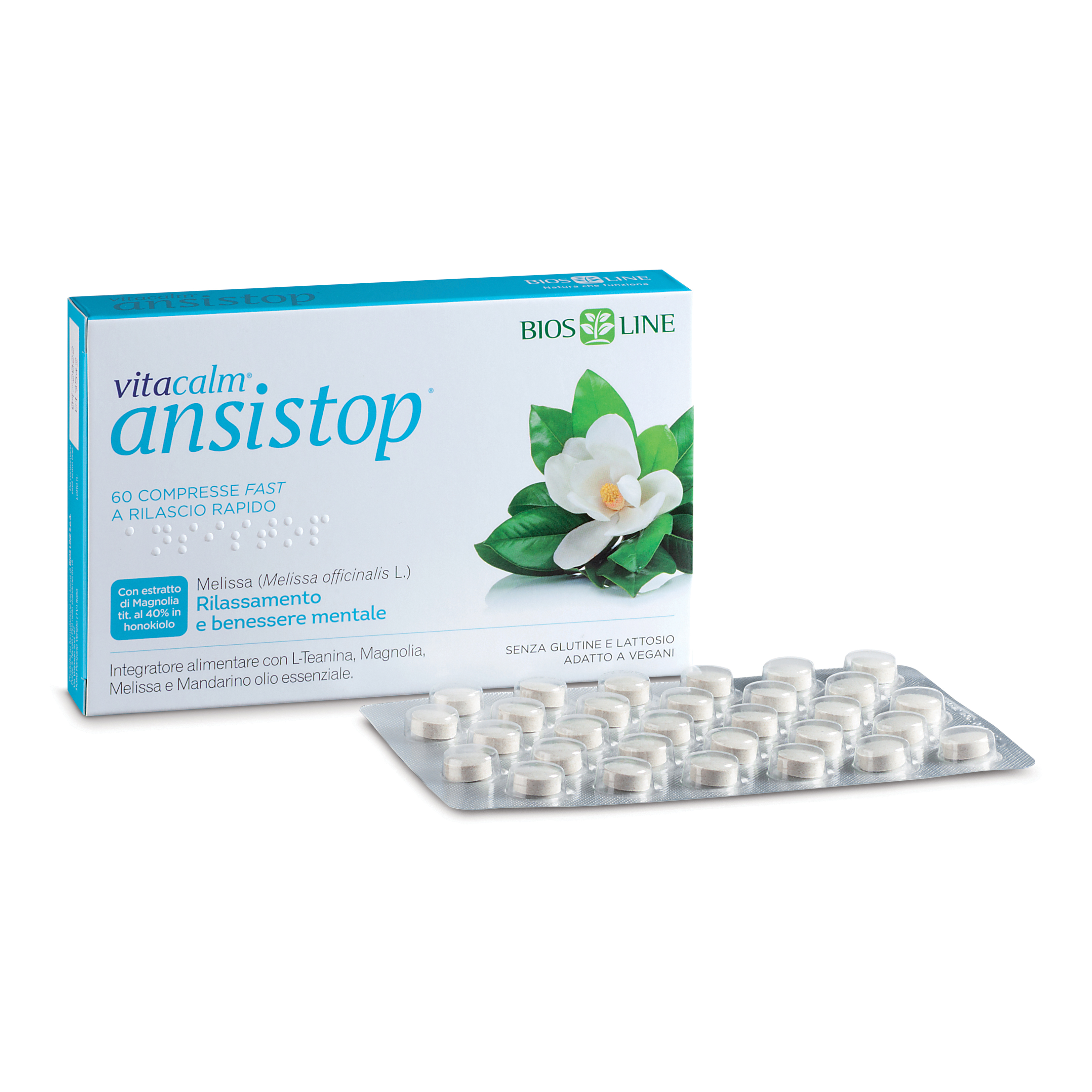 VitaCalm Ansistop Integratore Rilassante 60 Compresse