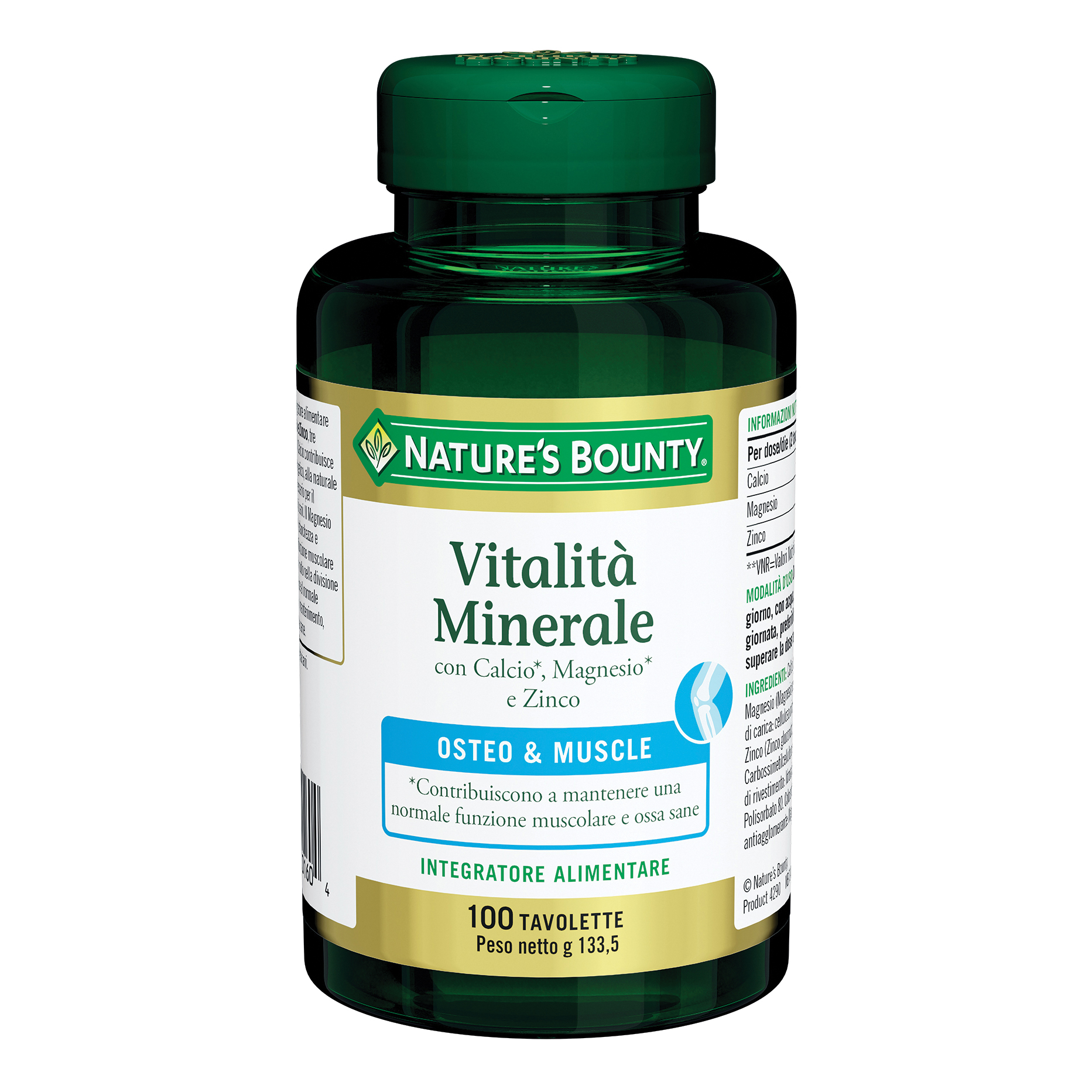 Vitalita' minerale 100 tavolette 133,50 g