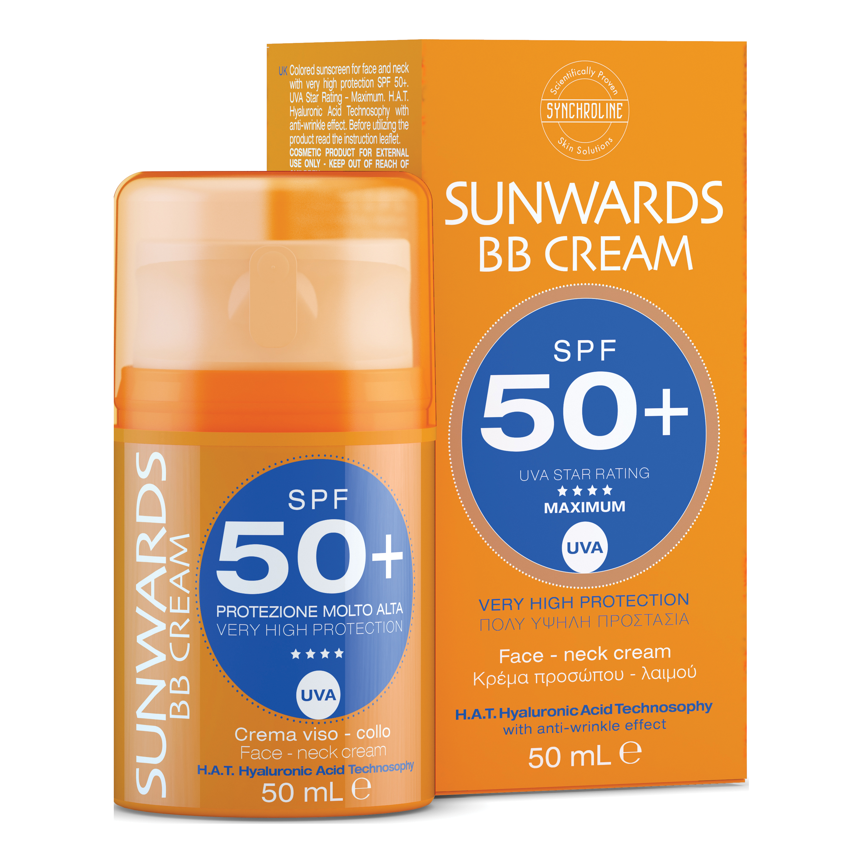 Sunwards face cream fp50+ 50ml