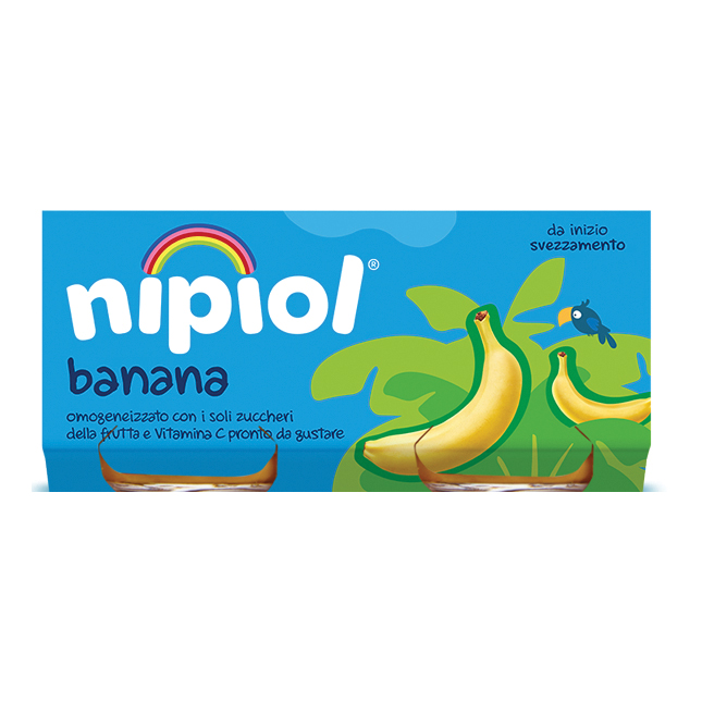 Omo nipiol banana 2x80g