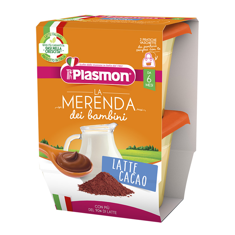 Plasmon mer.latte/cacao 2x120g