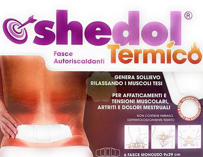 Cerotto Autoriscaldante Shedol Termico 6 Pezzi