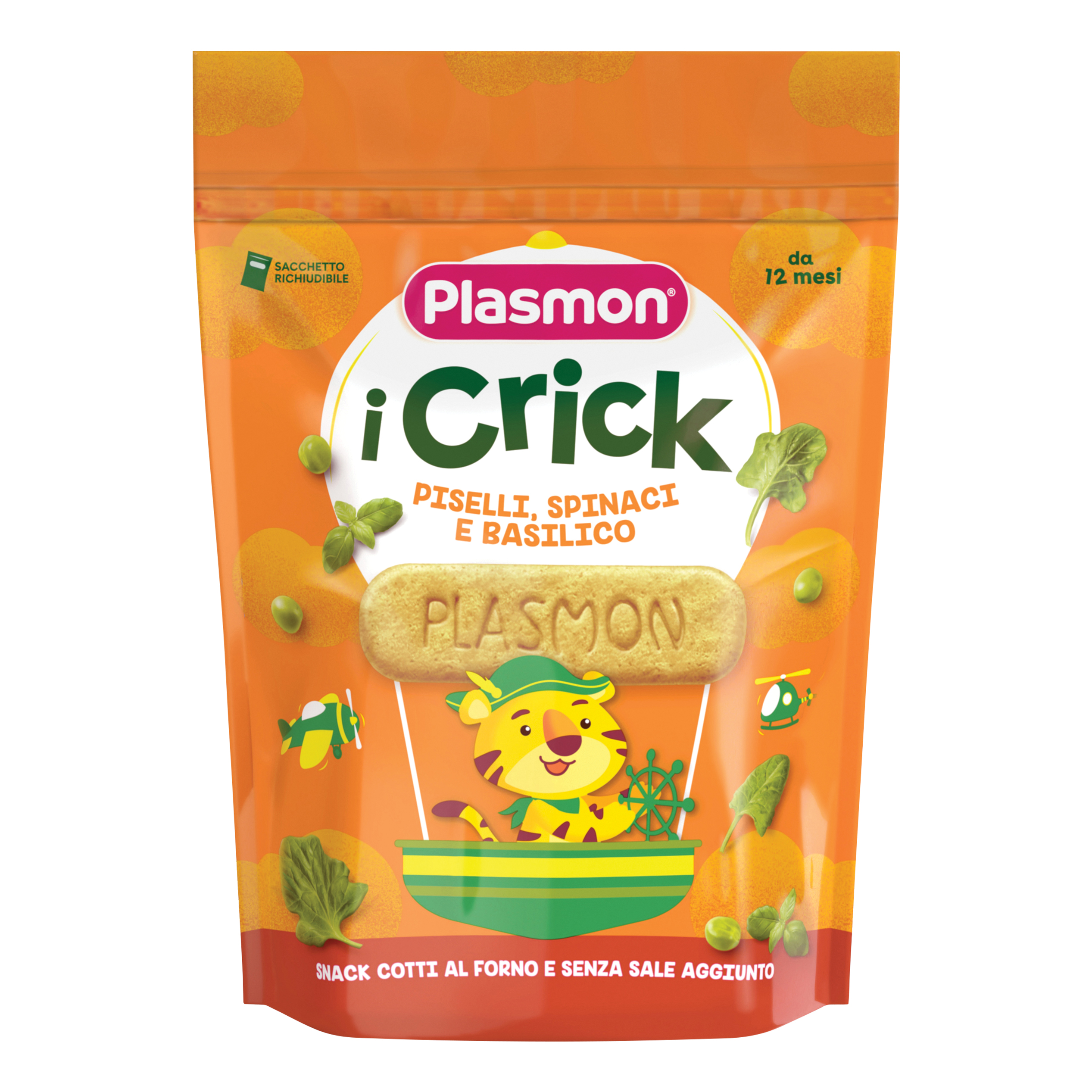 Plasmon crick spinaci/piselli