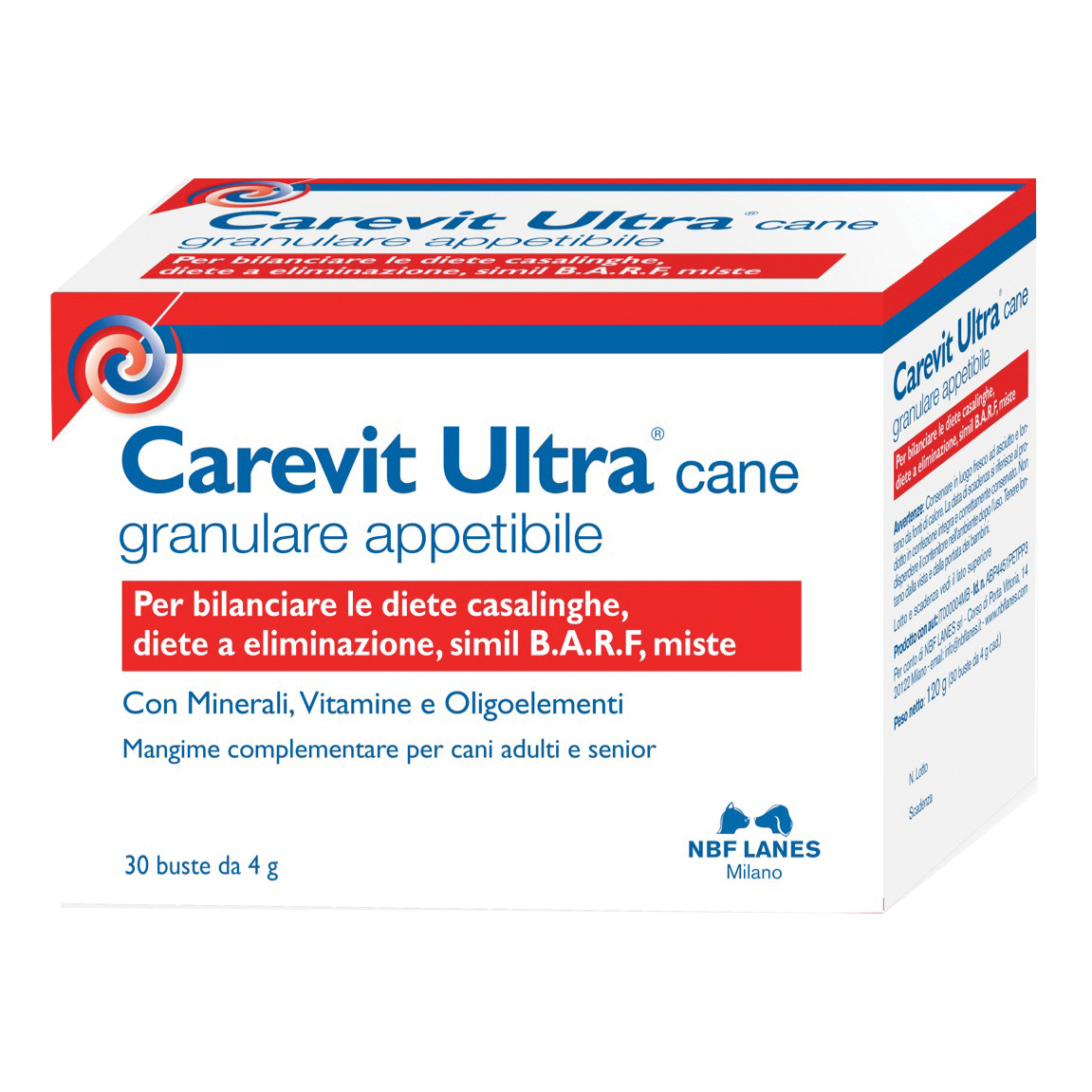 Nbf Lanes Carevit Ultra Mangime Complementare Cane 30 Bustine