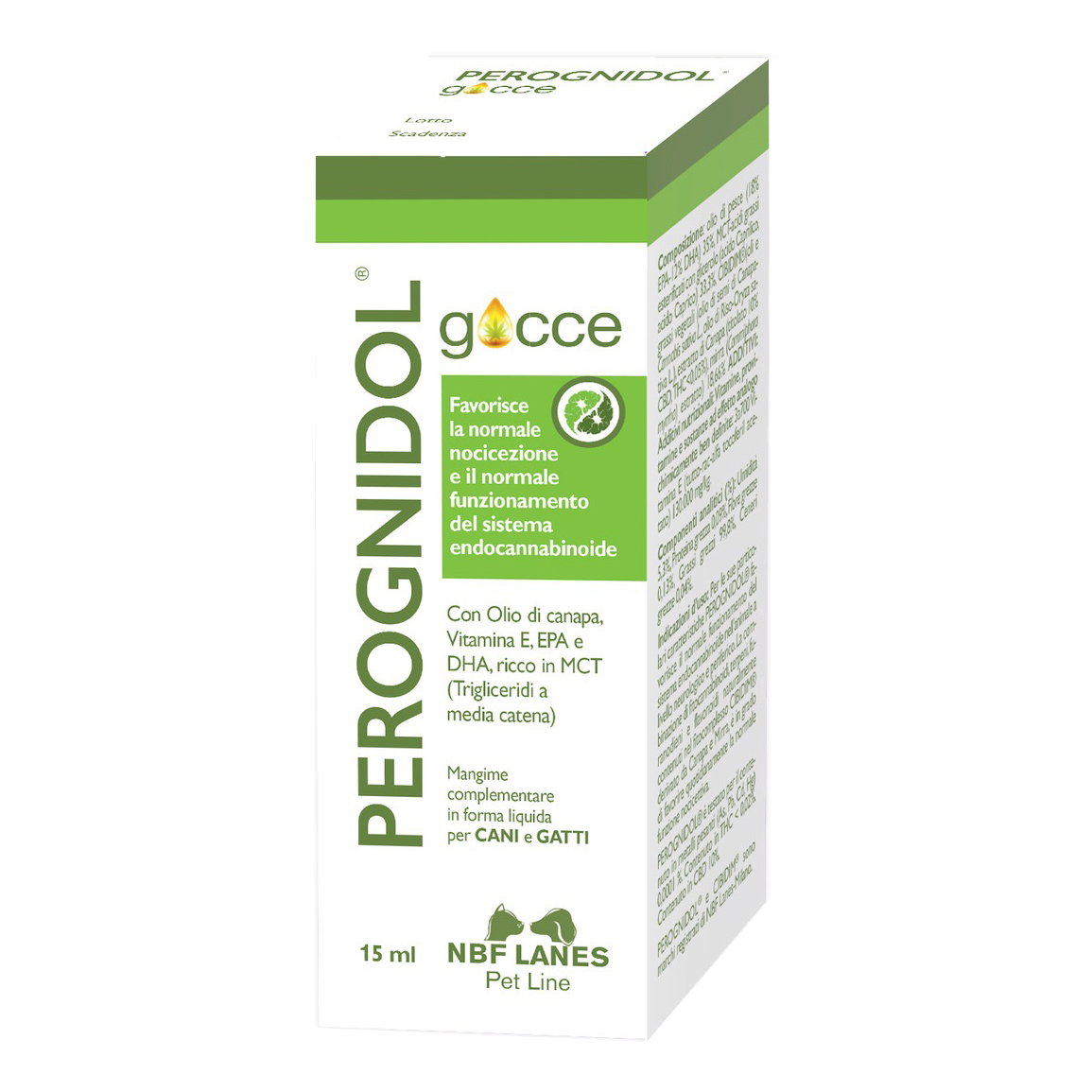 Perognidol Cane&amp;Gatto Gocce 15Ml