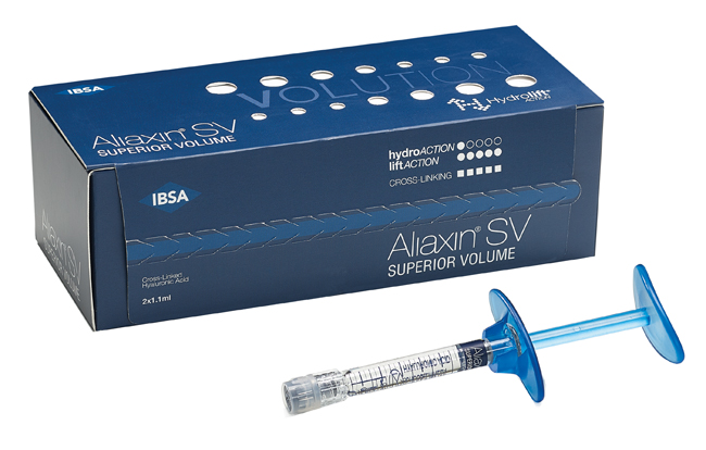 Siringa intra-dermica crosslinkato aliaxin sv acido ialuronico superior volume 1 ml