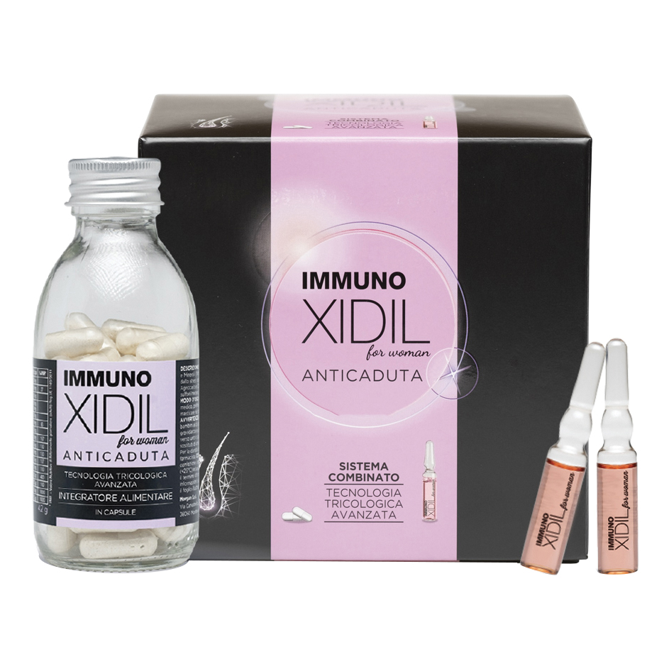 Immunoxidil donna kit 60 capsule + 15 fiale