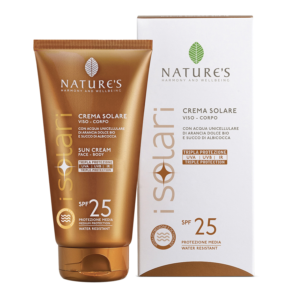 i solari crema viso corpo spf 25 edizione limitata travel size