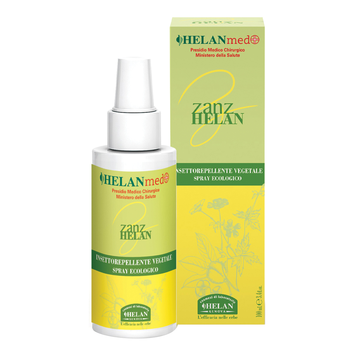 Helan Zanzhelan Spray Insetto Acaro Repellente 100 ml