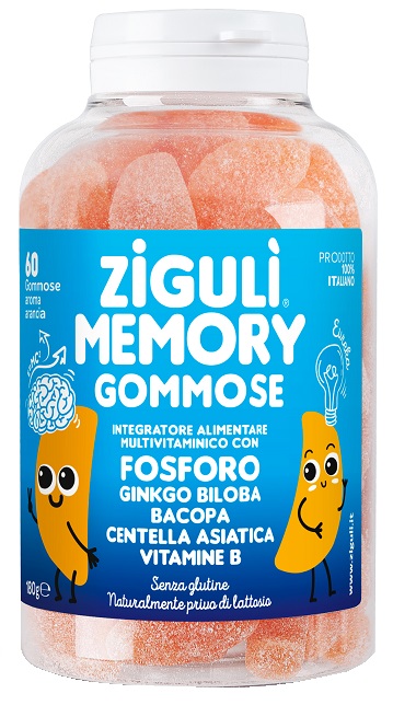 Zigulì Memory Integratore Multivitaminico Con Fosforo 60 Gommose