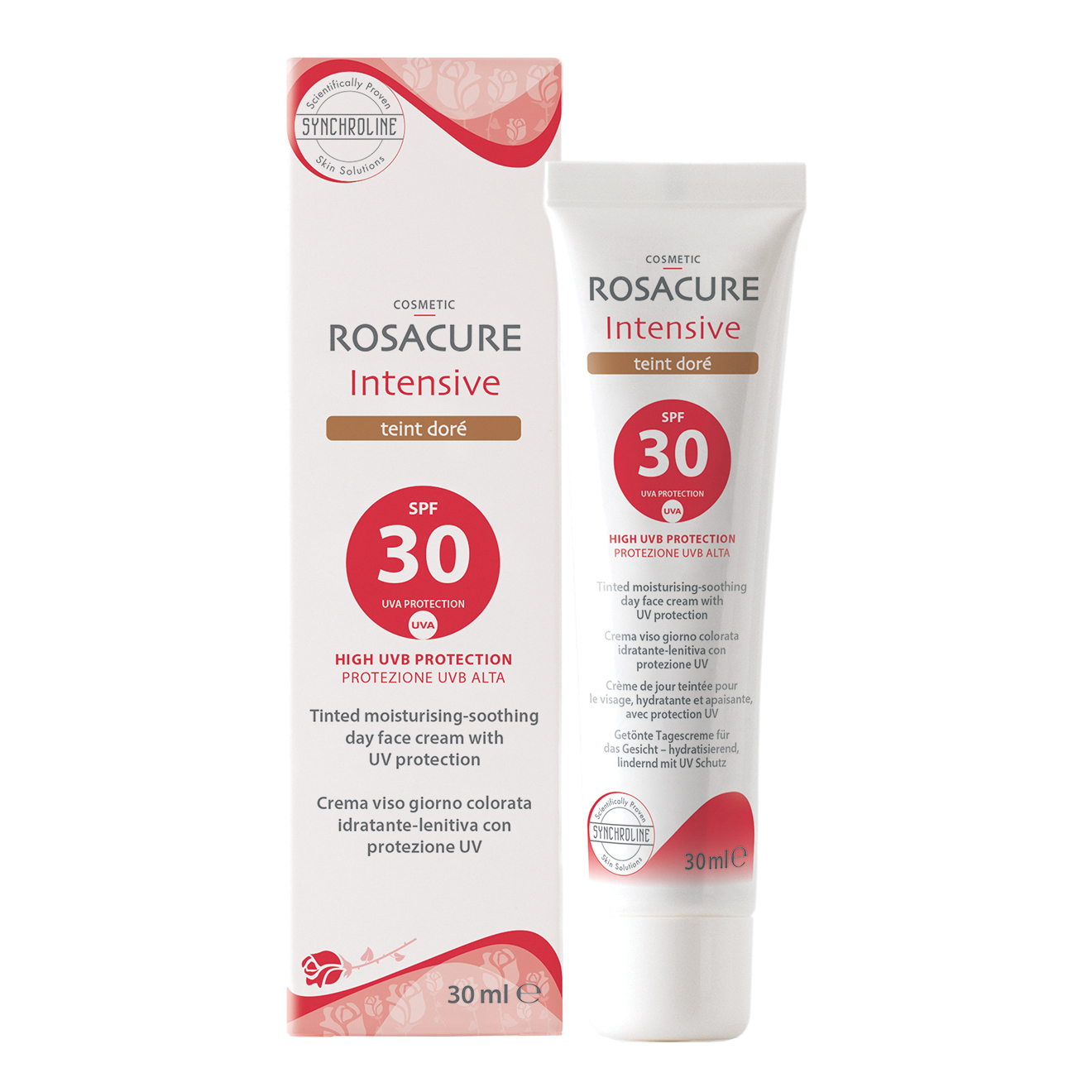 General Topics Srl Rosacure Intensive Teint Dore' Spf30 High Uvb Protection 30 Ml