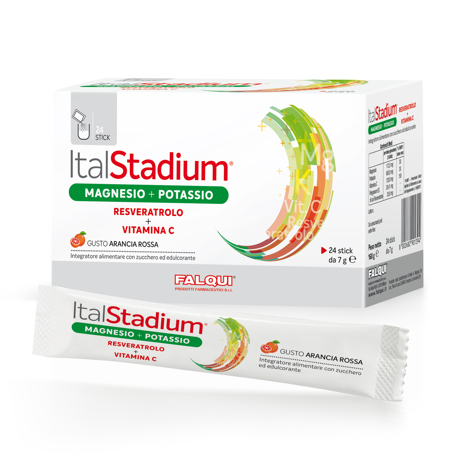Italstadium mag/pot/vit c 24st