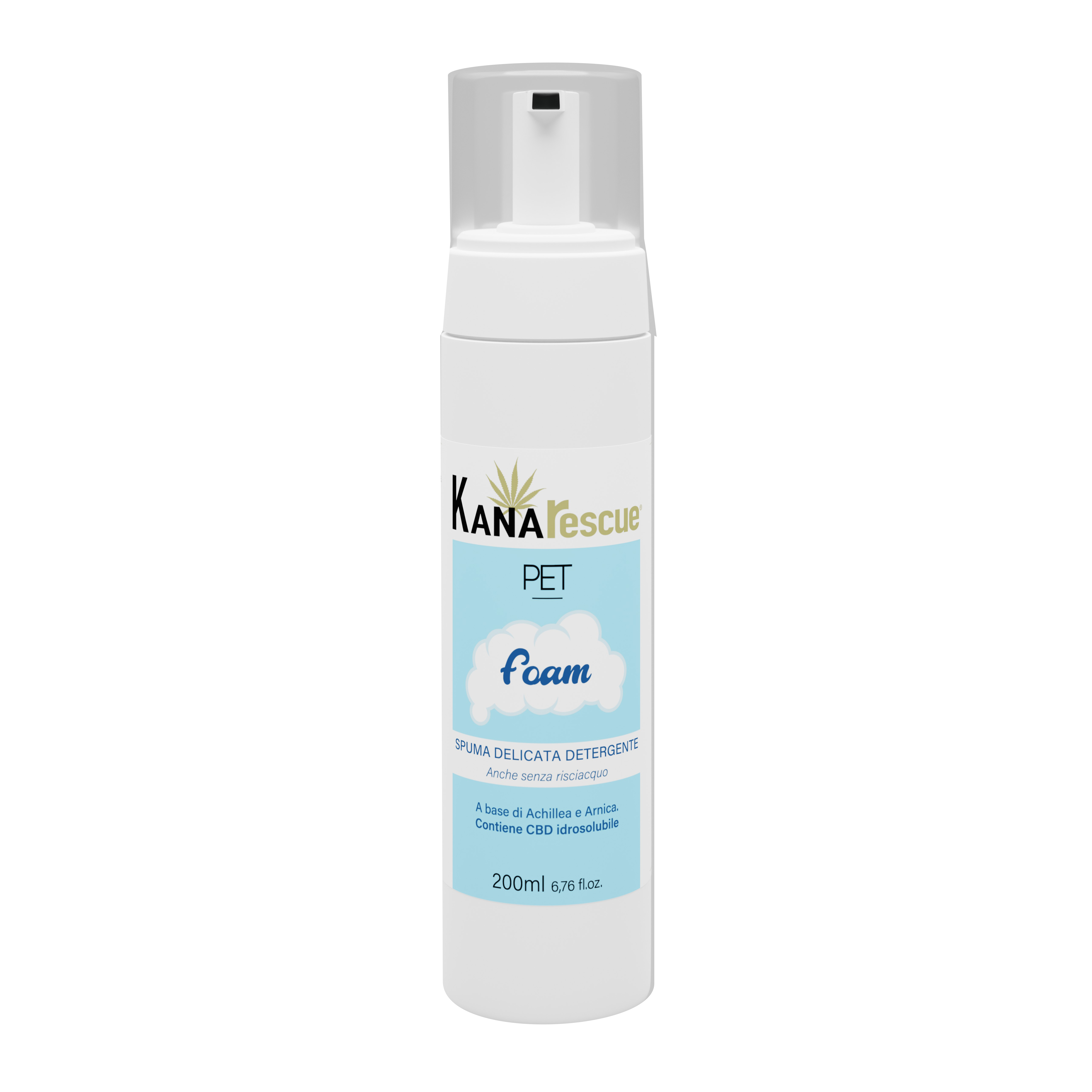 Kanarescue Pet Foam Spuma Delicata Detergente 200 Ml