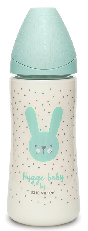Suavinex hygge biberon 360 pappa s coniglio pois verde