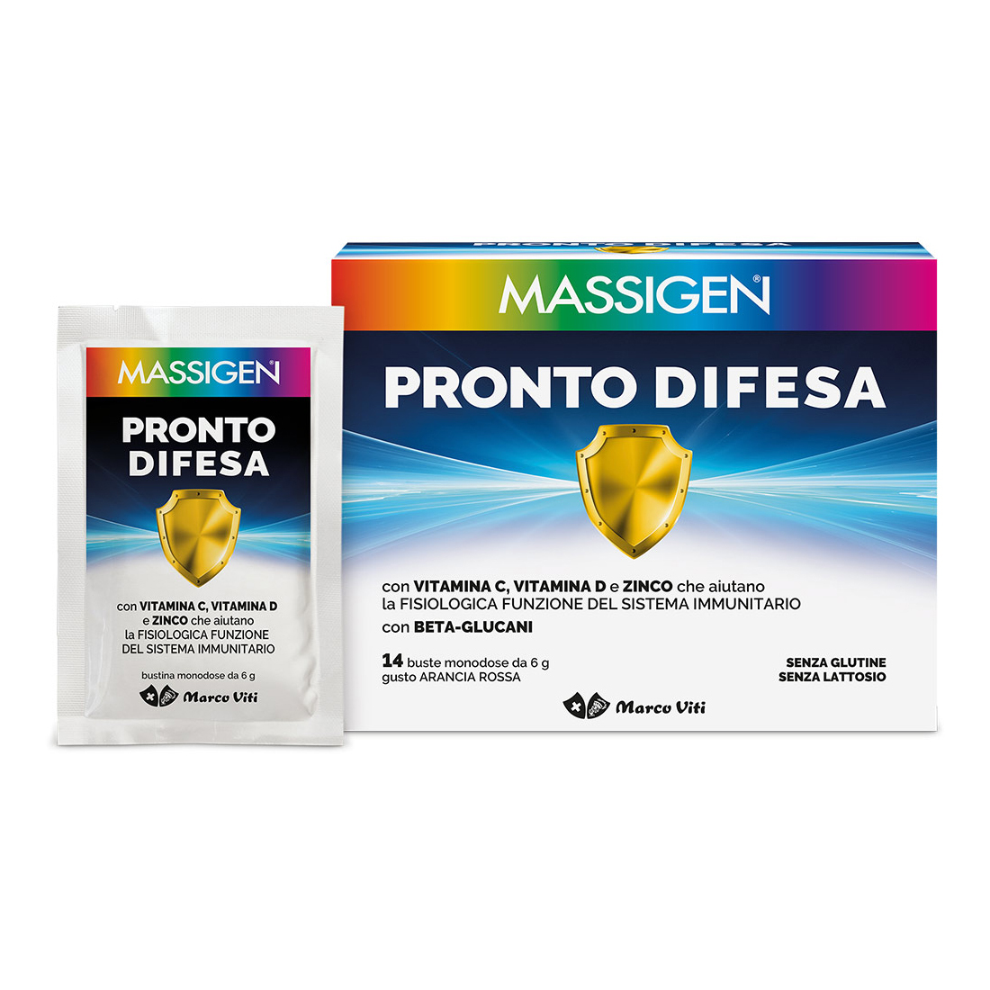 Pronto Difesa 14 Bustine Gusto Arancia Rossa