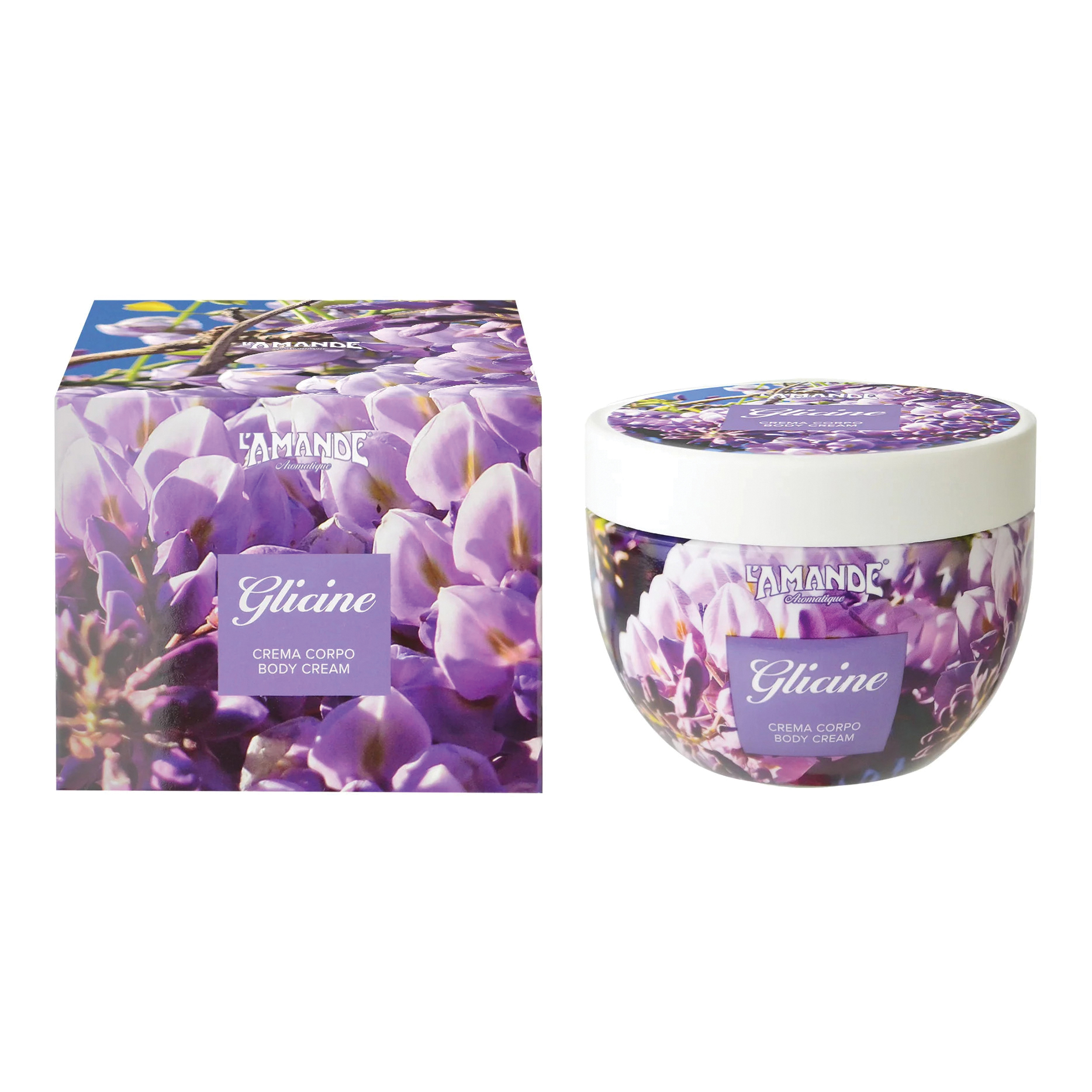 L'amande aromatique crema corpo glicine new 300 ml