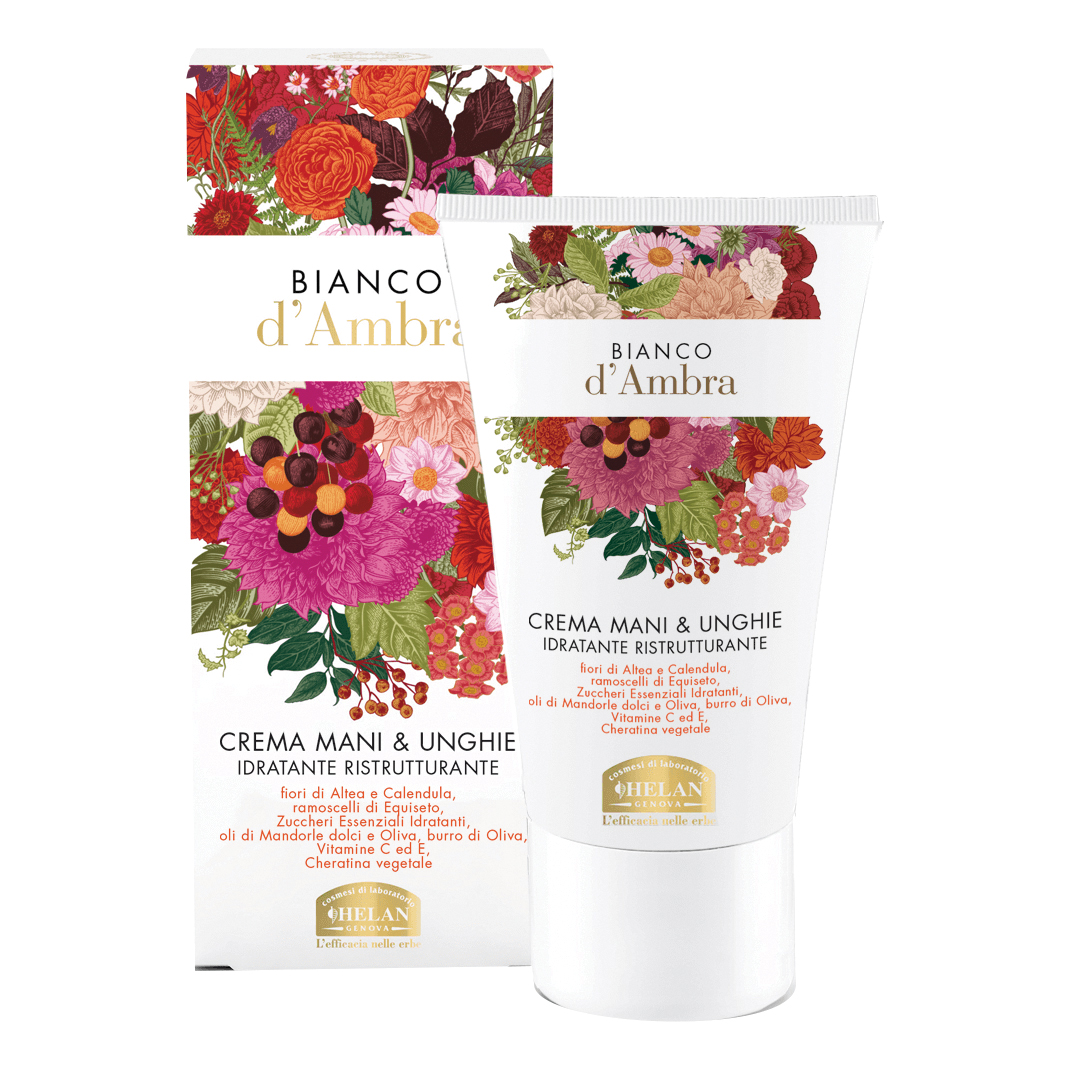 Bianco d'ambra crema mani & unghie idratante ristrutturante