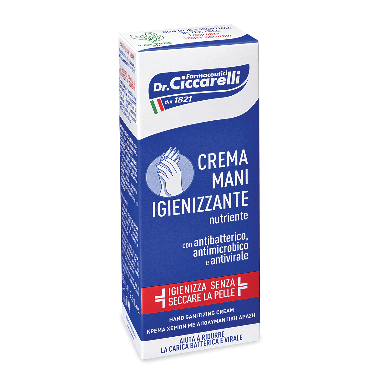 crema mani igienizzante