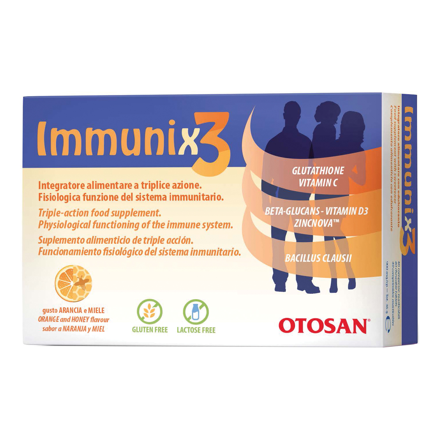 Immunix3 otosan 40 compresse masticabili