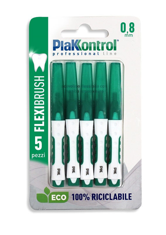 Plakkontrol flexibrush scovolini interdentali 0,8 5 pezzi
