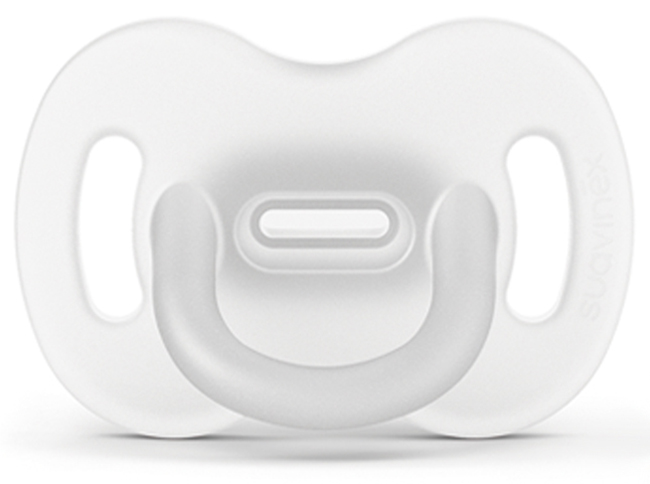 Suavinex - succhietto 100% silicone 0/6m+ trasparente confezione 1 pezzo