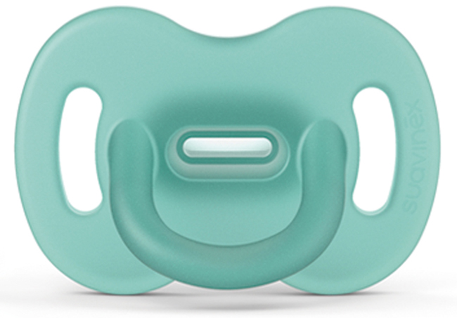 Suavinex - succhietto 100% silicone 0/6m+ verde confezione 1 pezzo