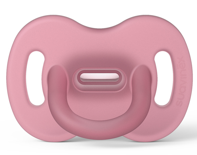 Suavinex - succhietto 100% silicone 0/6m+ rosa confezione 1 pezzo