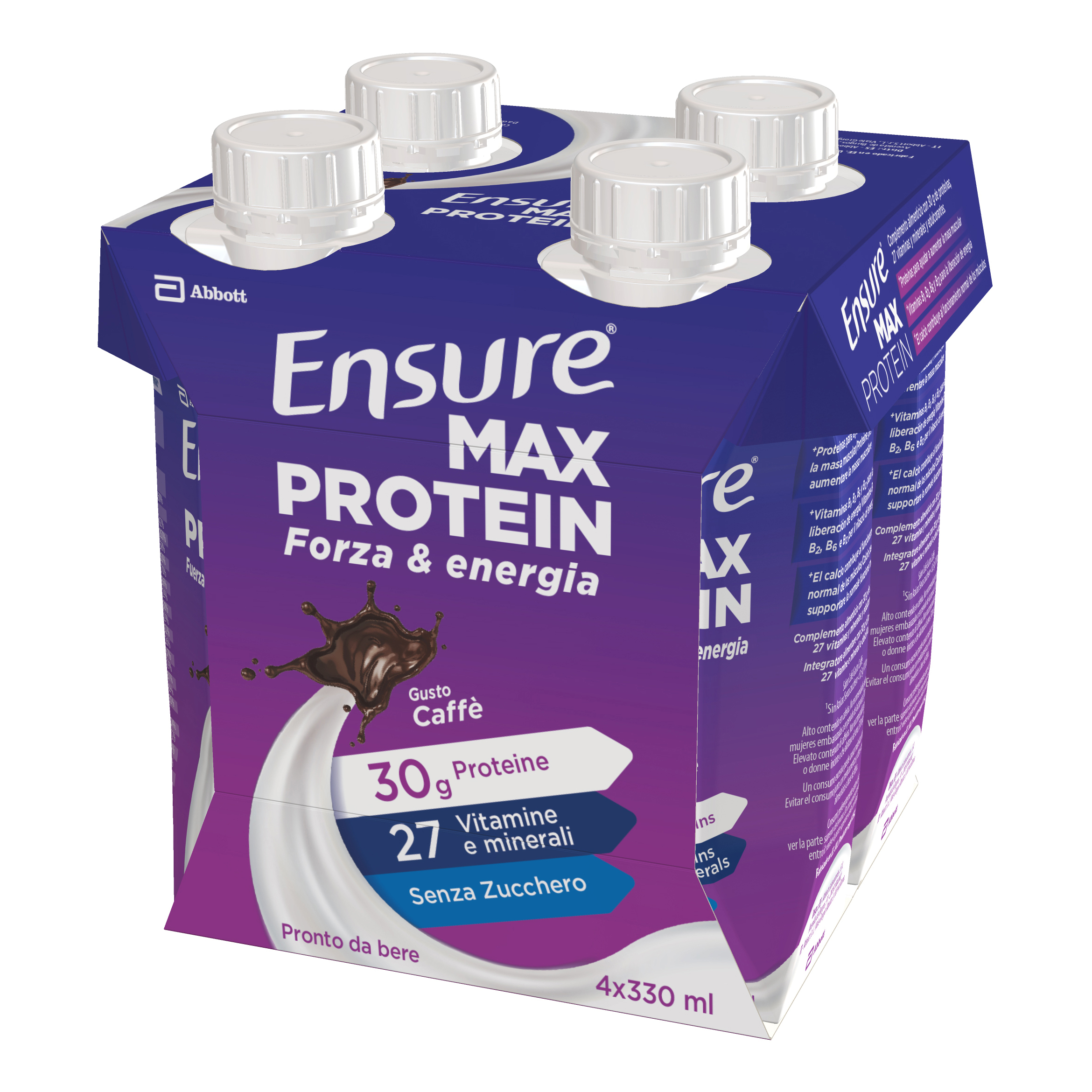 Ensure max protein caffe' 4 x 330 ml