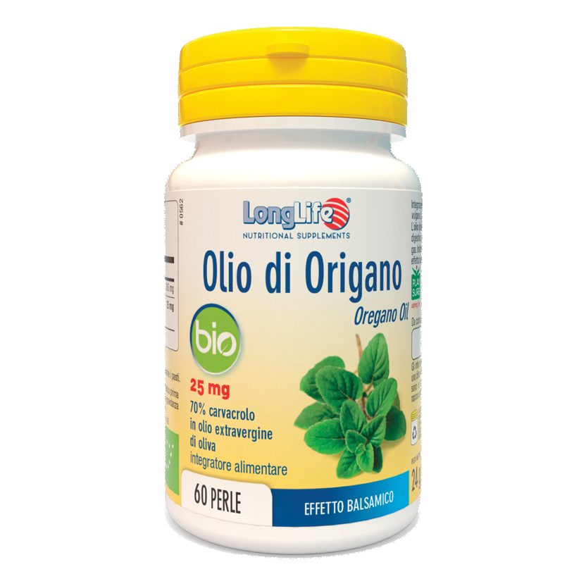 Longlife olio origano bio 60 perle