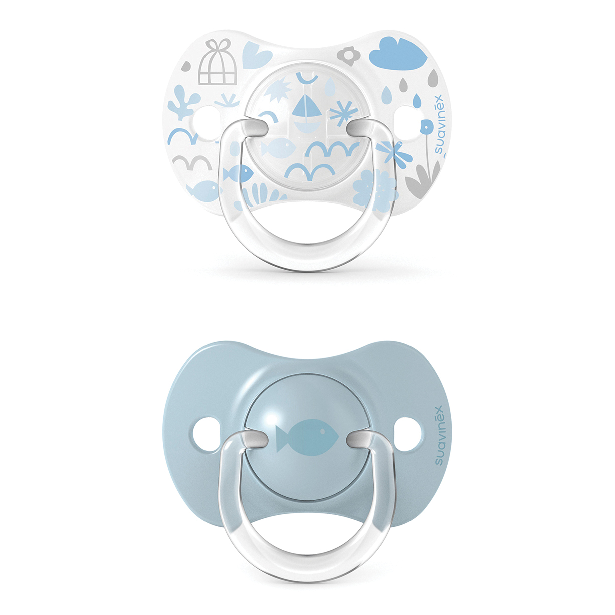 Memories succhietto silicone 0/6 pro azzurro